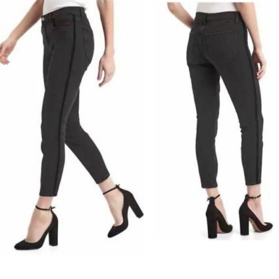 Nwt Athleta Skinny Jean In Overdye Dark Denim Size 6